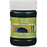 Modern Masters ME79606 Metallic Paint Collection, Satin Water-Based Decorative Metallic Paint, Emerald, 6 Oz.