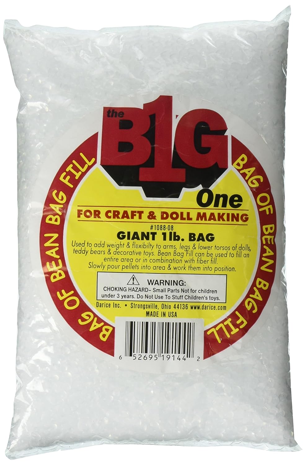 Darice Bean Bag Filler Plastic Pellets, 16oz eBay