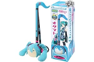 Otamatone Deluxe [Hatsune Miku Edition] Electronic Musical Instrument Portable Synthesizer from Japan Maywa Denki [Includes Removable Plush Wig]