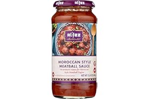 Al'Fez Moroccan Style Meatball Tagine Sauce, Gluten Free, No Artificial Flavors, 15.8 Ounces (Pack Of 6)