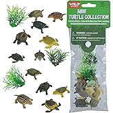 Wild Republic Mini Turtle Polybag, Kids Gifts, Educational Toys, Reusable Bag, 15Piece