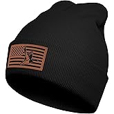 American Flag Hunting Beanie for Men Dad Grandpa Retirement Outdoor Gift for Hunters Deer Duck Gear
