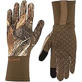 Manzella Men's Snake Lightweight Water Resistant Cold Weather Hunting Glove, Touchscreen Capable