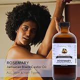Sunny Isle Rosemary Jamaican Black Castor Oil 8oz Hair Skin Growth view 4