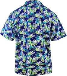 AINIKO Men's Short Sleeve Hawaiian Shirt Quick Dry