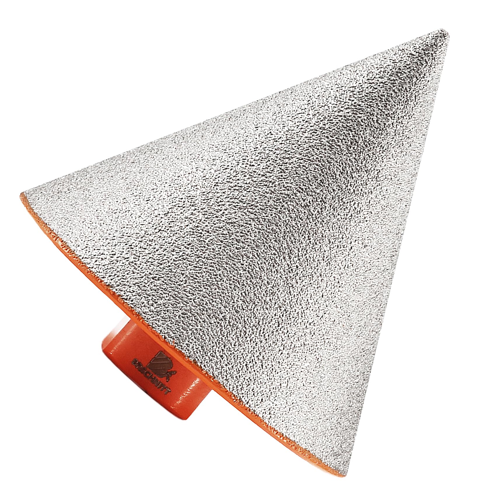 Diamond Beveling Chamfer Bit,BRSCHNITT 75mm Diamond Finger Milling Bits with M14 thread for enlarging, polishing and bevelling the exsit holes — image 1