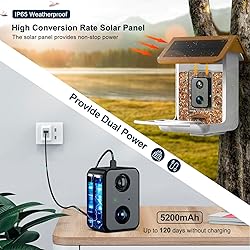 BROAIMX Smart Bird Feeder Camera, Free AI