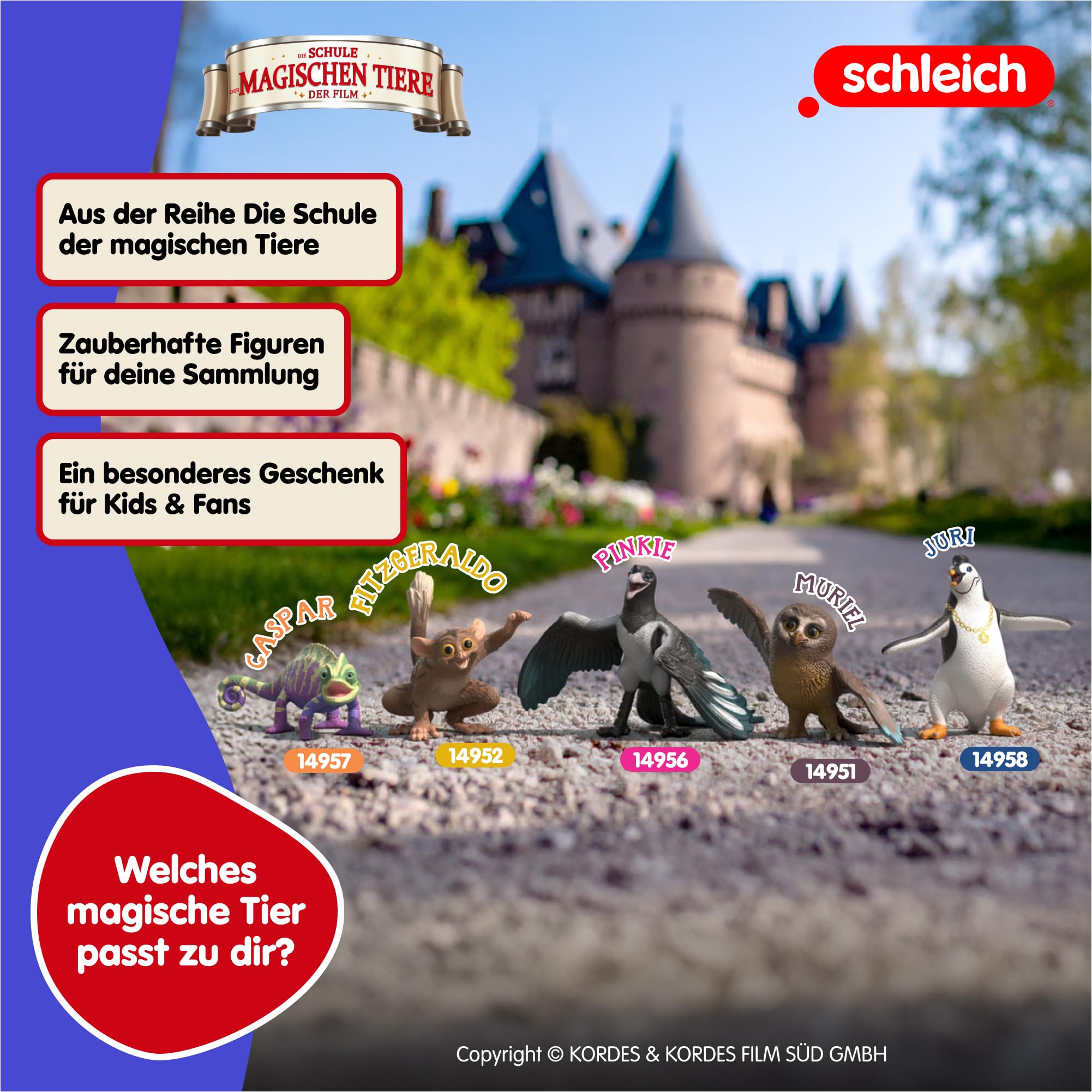 schleich DIE Schule DER MAGISCHEN Tiere | Fitzgeraldo 14952 | Tierfigur Koboldmaki | detailgetreue Sammelfiguren | tolles Geschenk für Kinder & Sammler | Spielfigur ab 3 Jahren | 7 x 5 x 6 cm 7