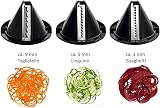 WMF Kult X Electric Spiralizer Zoodle Maker 3 Blades & Container Zucchini Pasta view 6