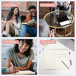 CAGIE Lined Journal Notebook, 320 Pages College