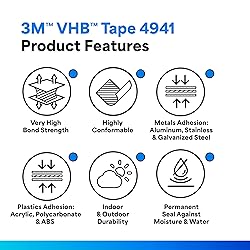 3M 4941 VHB Bonding Tape - (Pack of 100 Pcs.) 0.75