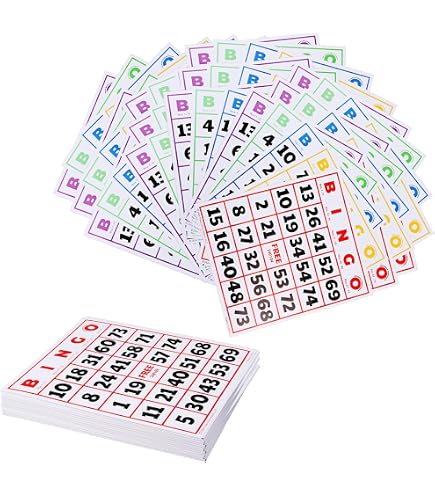 DiPrint 500 tarjetas de bingo Sistema 24 de 75