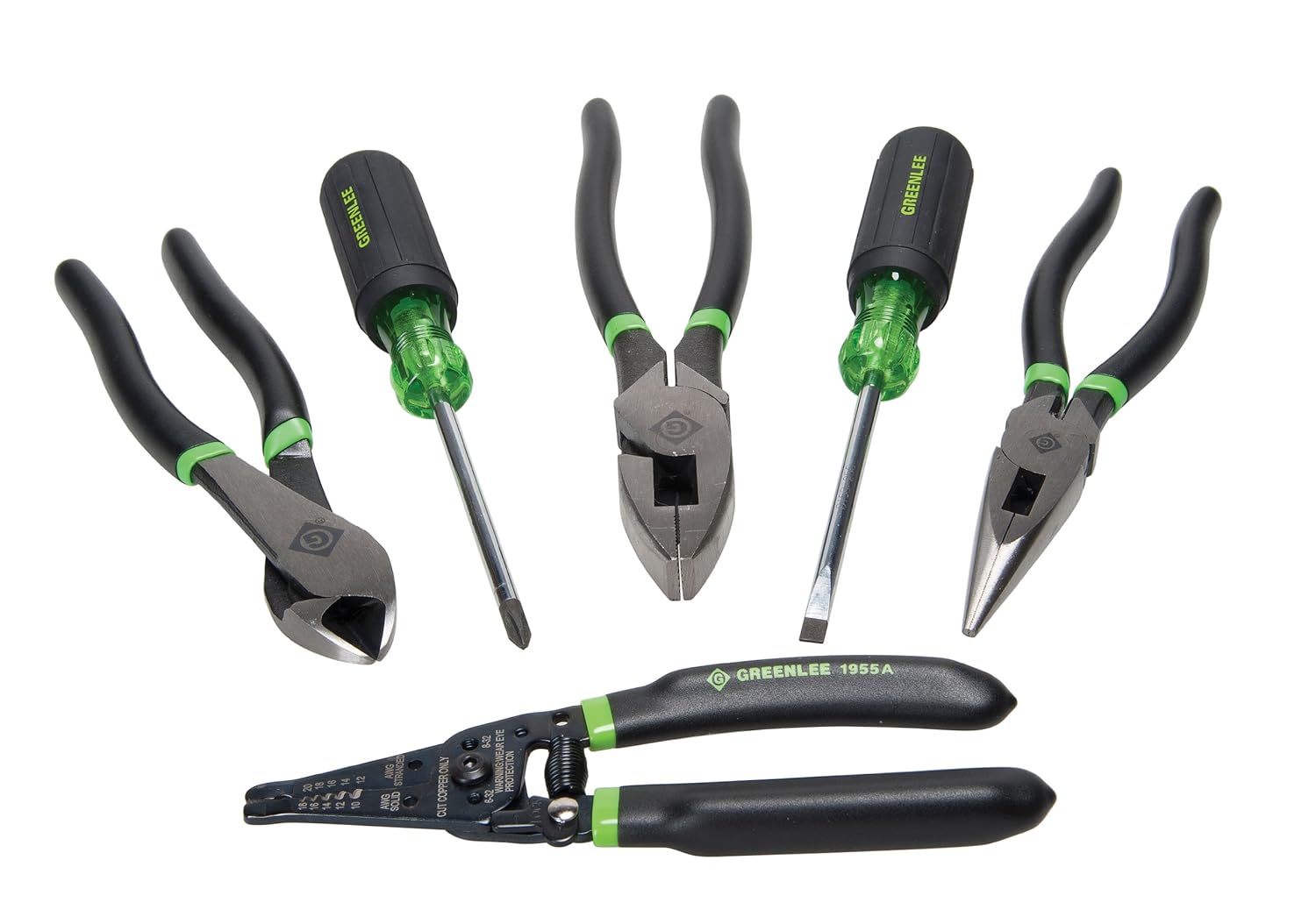 Greenlee 015936 Hand Tool Kit, Six Piece Herramientas