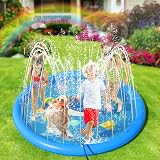 Peradix Sprinklers Pad 170cm Splash Pad Water Play Mat Garden Outdoor view 2
