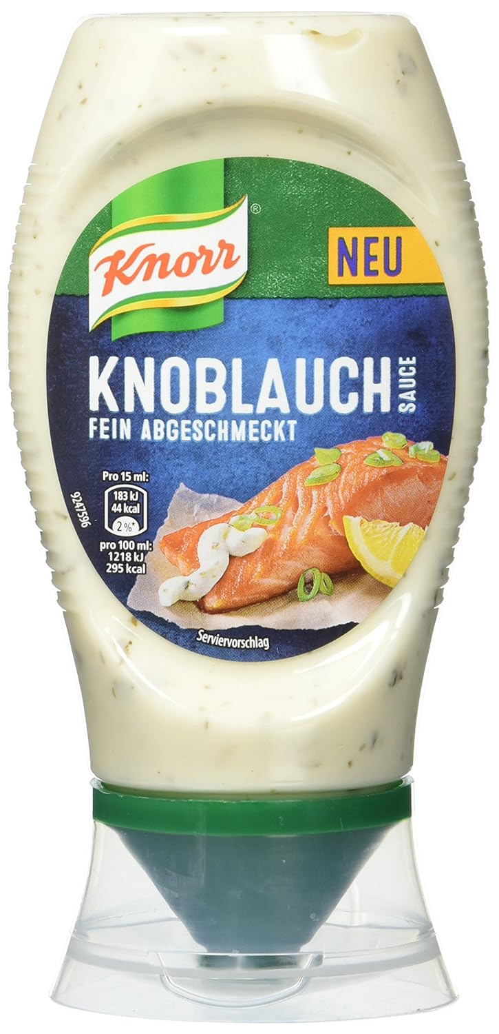Knorr Grillsauce Knoblauch Soße 250 ml (8 x 260 g) Amazon.de
