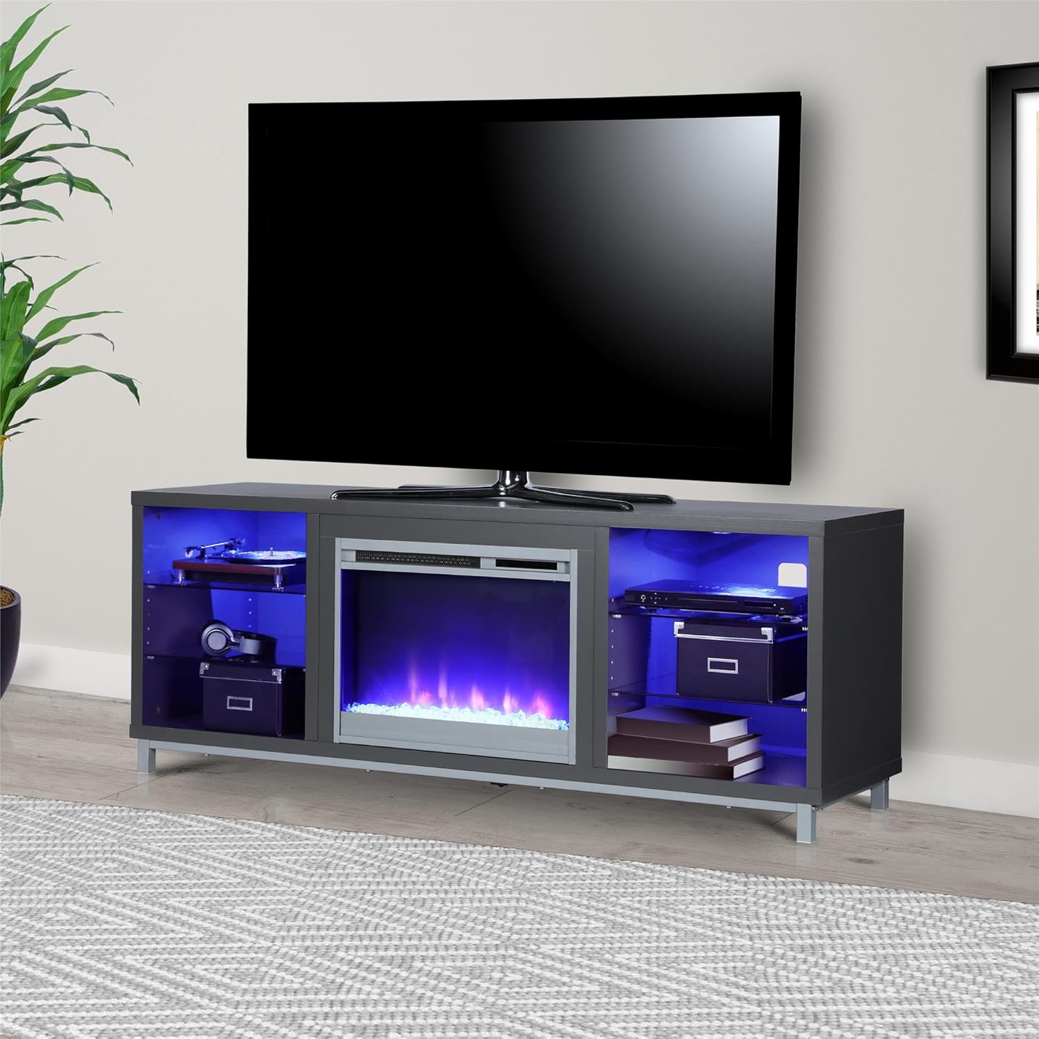 Ameriwood Graphite 70 To Up Tvs For Stand Fireplace Lumina Home Tv Stands Brand Outlet Www Klevering Com Ameriwood Graphite 70 To Up Tvs For Stand Fireplace Lumina Home Tv Stands Brand Outlet Www Klevering Com
