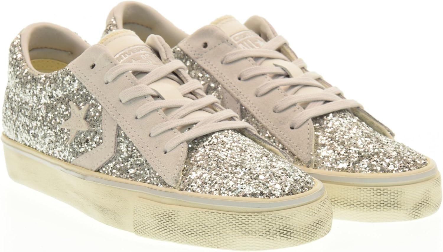 converse pro leather vulc glitter