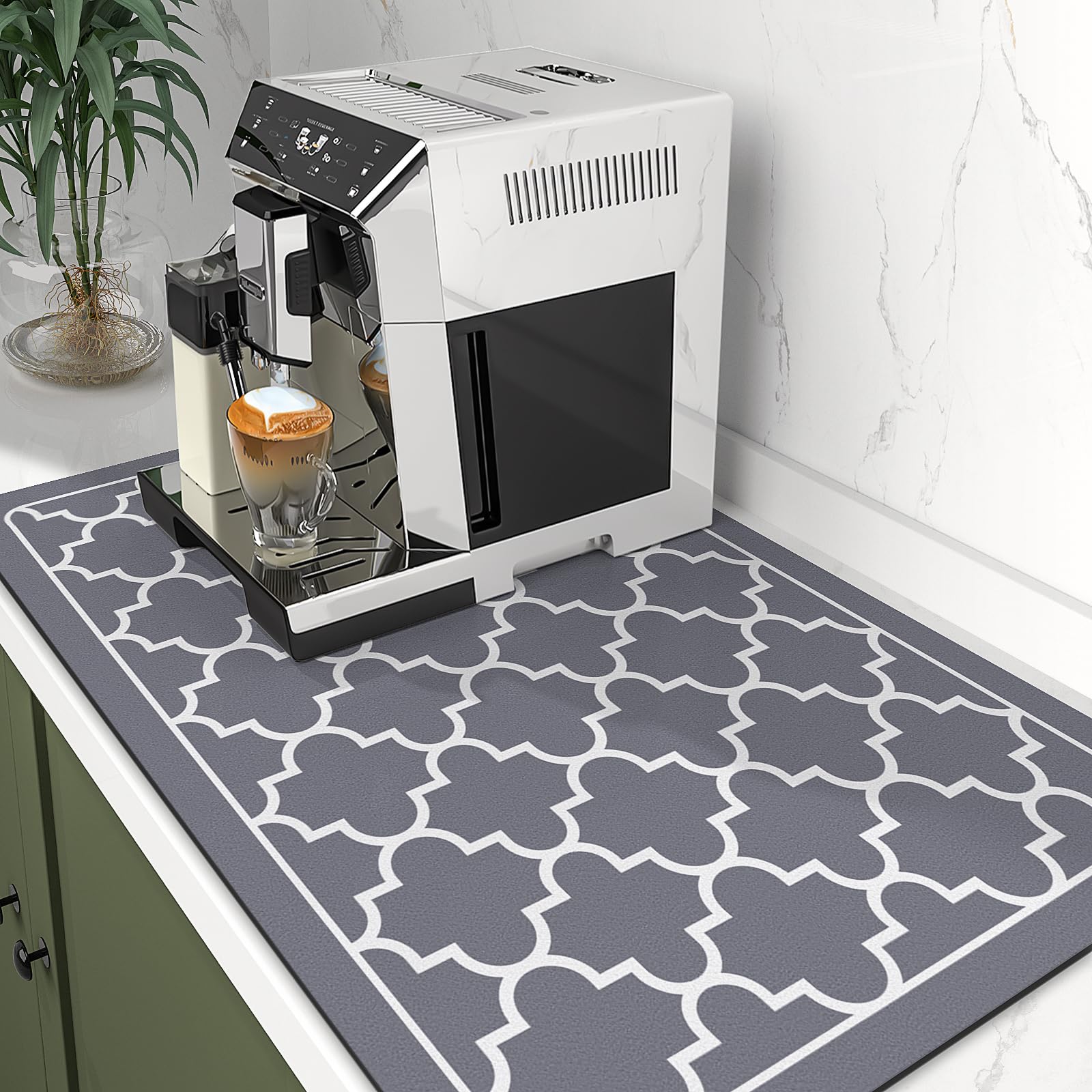 WISELIFE Dish Drying Mat Super Absorbent Drying Mat Large Dish Drying Mats for Kitchen Counter Easy Clean Dish Mat Kitchen Drying Mat16