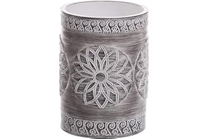 BINO Kitchen Utensil Holder for Countertop, Grey Sunflower - Utensil Caddy countertop utensil holder Utensil Crocks for kitchen Cooking Utensil Holder Kitchen Utensils Holder Spatula Holder