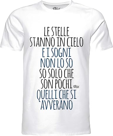 Viral T Shirt Frasi Virali Le Stelle Amazon It Abbigliamento