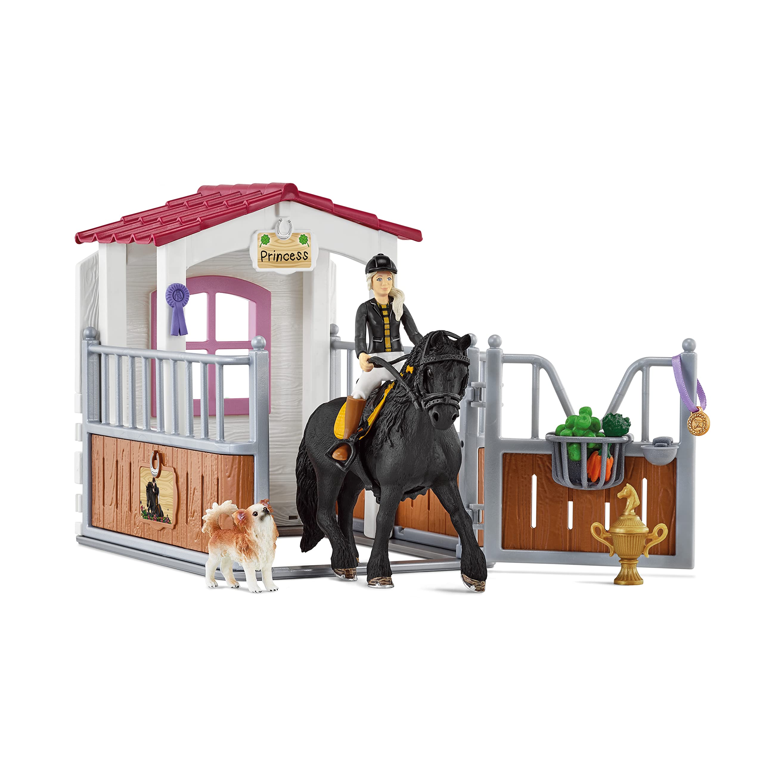 Schleich Horse Club 42437 "Horse Stall with Tori and Princess Playset