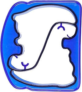 Bright Concepts T-Rex Dinosaur Sandwich Cutter, Plastic