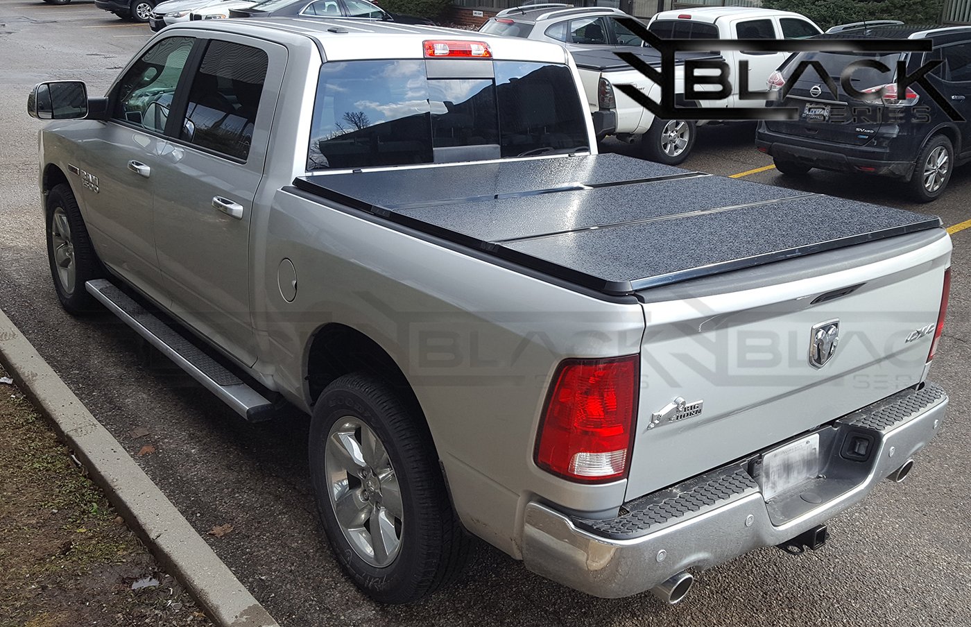 68 4 Inches 1 7 Metres Black Series Canada Hard Tri Fold Solid Tonneau Pickup Truck Cover Top