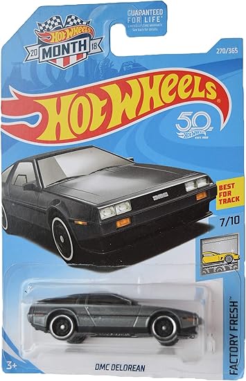 hot wheels dmc delorean 2018