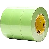 3M Scotch 233+ Performance Critical Edge Masking Tape, 25 lbs/in Tensile Strength, 55m Length x 48mm Width, Green