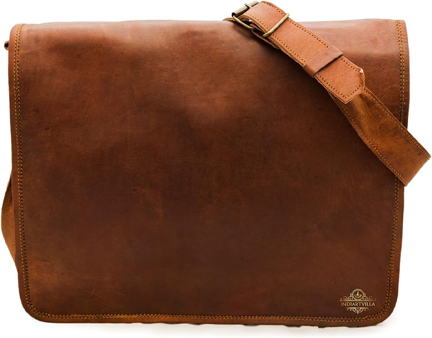 Handmade Vintage Leather Messenger Bag for Laptop Briefcase Satchel Bag Cross Body Bag