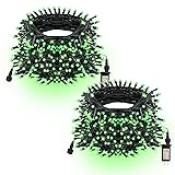 Green Christmas Lights, Total 400 LED 132FT
