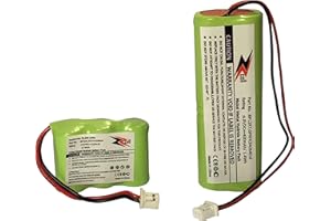 ZZcell 2-Pack Bundle Battery Replacement for Dogtra Transmitter BP12RT and Receiver BP20R, 280NCP, 300M, 302M, YS500