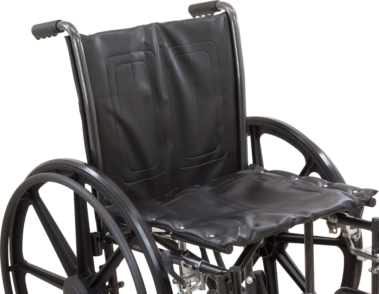 ProBasics Comfort Standard Wheelchair - Height Adjustable Seat - Flip Back Desk Arms - 300 Pound Weight Wapacity - Black - Elevating Leg Rest - 18" x 16" Seat: Industrial & Scientific