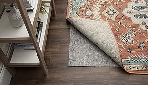 Mohawk Home Dual Surface Felt Non Slip Rug Pad, 8'4x10'2, 1/4 Inch Thick, Safe for All Floors