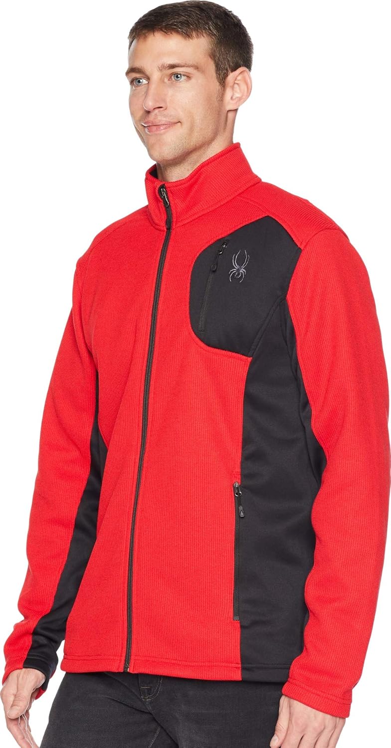 spyder men's bandit full zip stryke jacket
