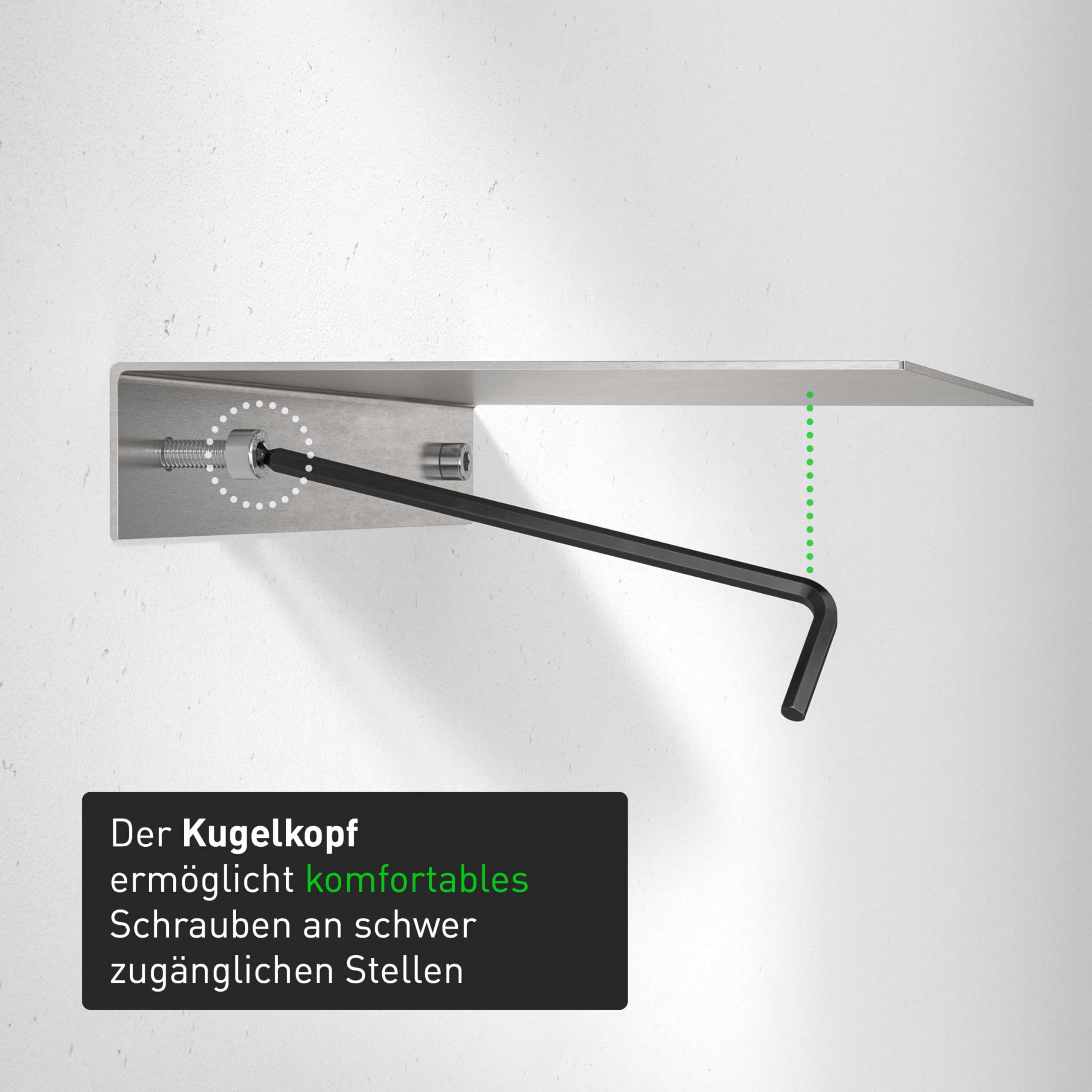 INBUS® 74711 Winkelschraubendreher Set 11tlg, 1.27 – 8mm, mit Kugelkopf — Made in Germany 4