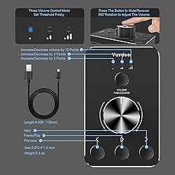 Vaydeer Volume Control Knob with One-Click Mute