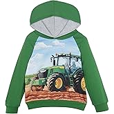 John Deere Fleece Pullover Hoodie Toddler to Big Kid Sizes (2T - 14-16)