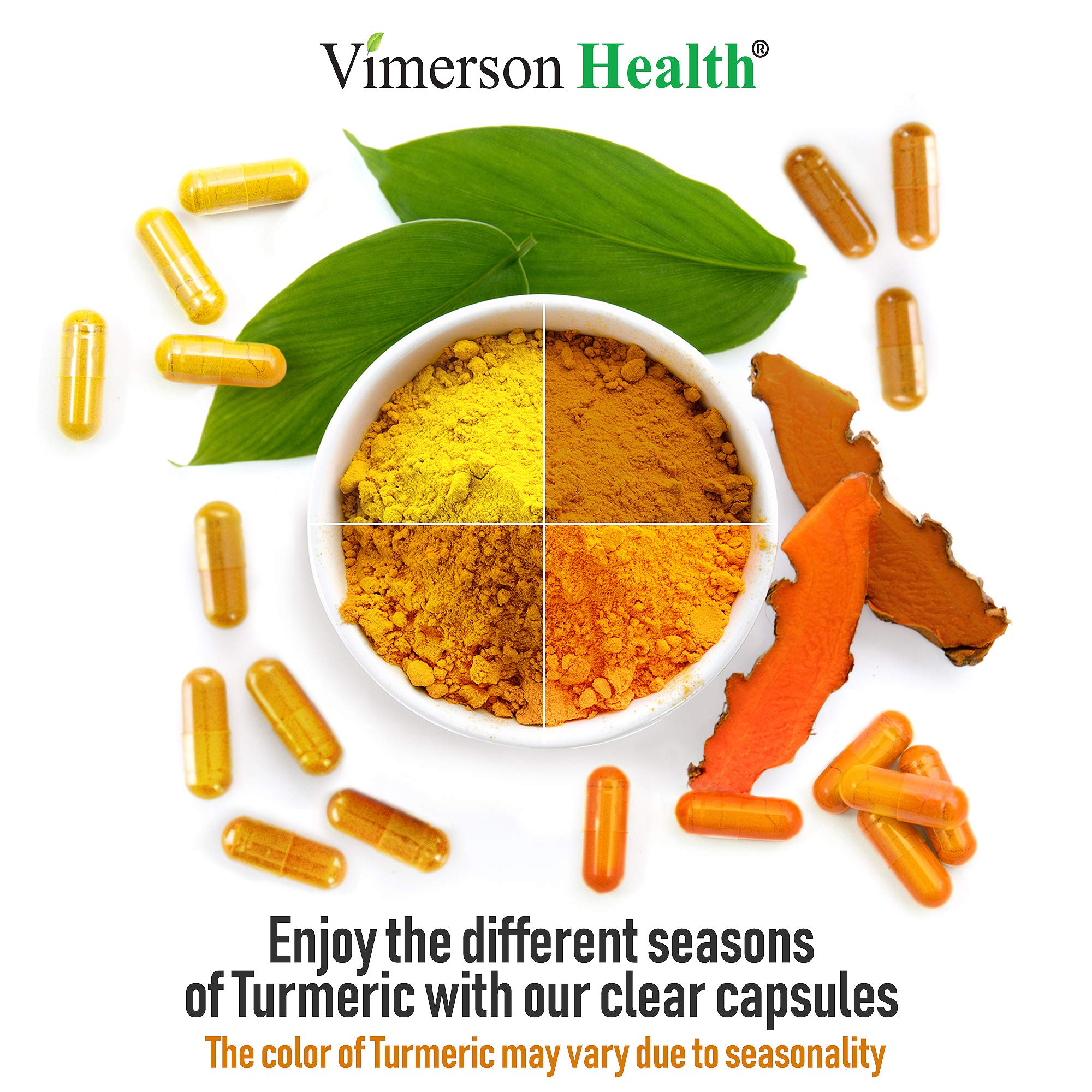 Turmeric Curcumin with BioPerine Black Pepper, 95 Curcuminoids. Inflammation Balancing