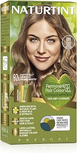 Naturtint 8N Wheatgerm Blonde Permanent Hair Colour Gel 60ml 50ml Mask
