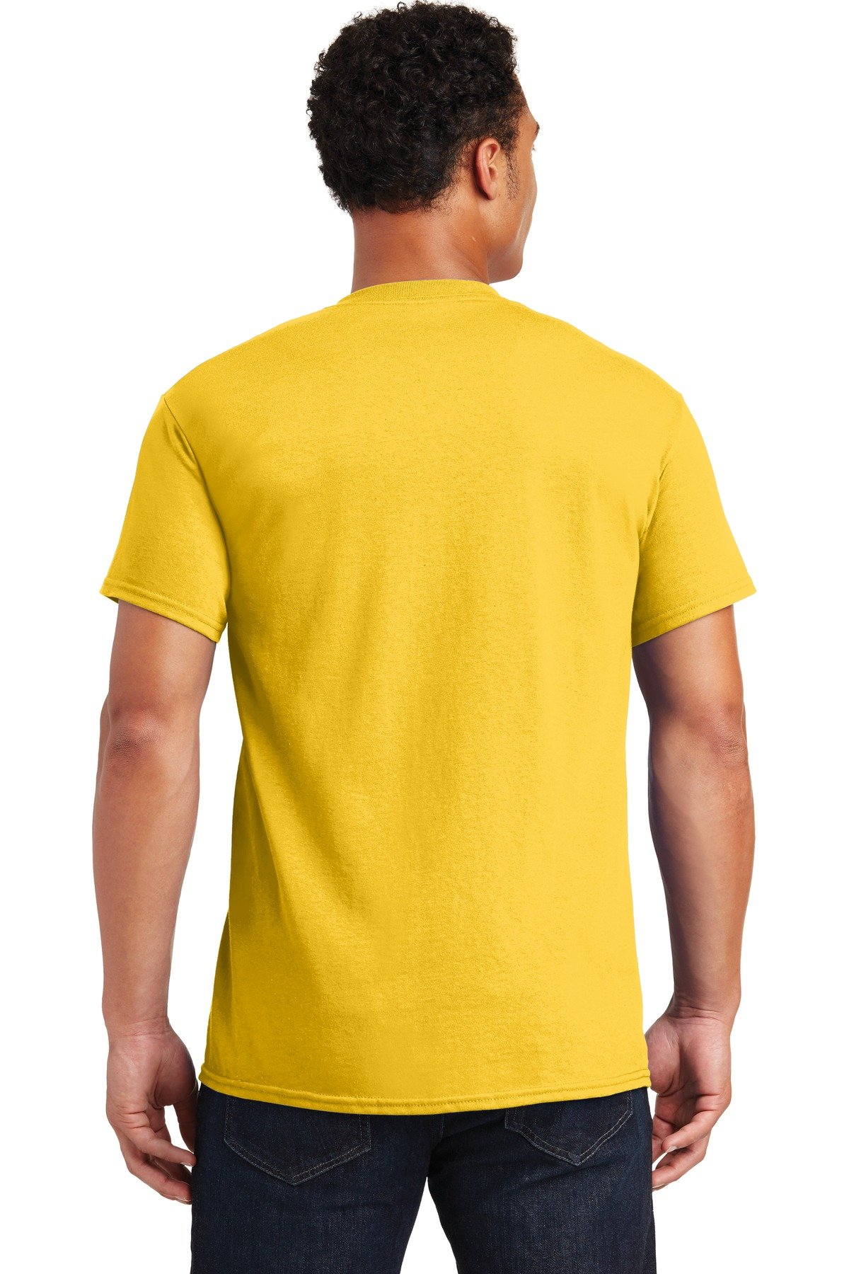 Gildan Men's Seamless Double Needle T-Shirt, Daisy, 4XL (Pack of 5)