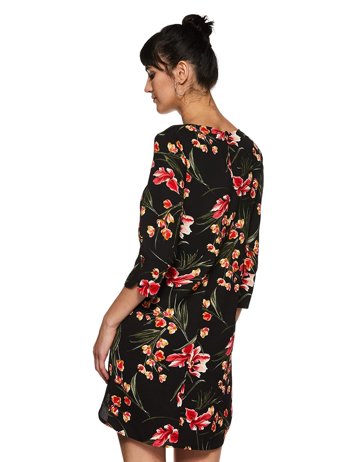 marks & spencer women's shift knee-long dress