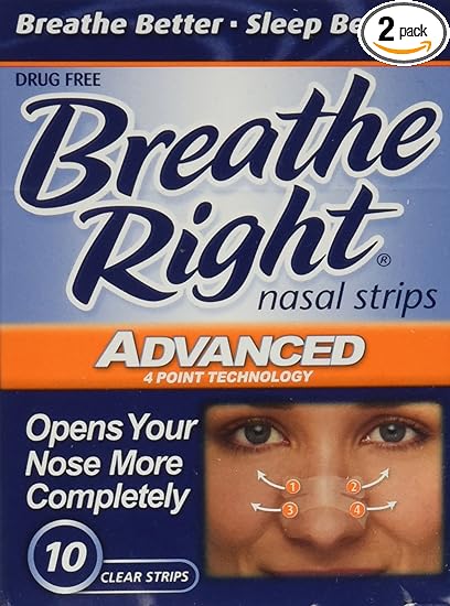Amazon Com Breathe Right Advanced 10 Count Pack Of 2 Health Personal Care