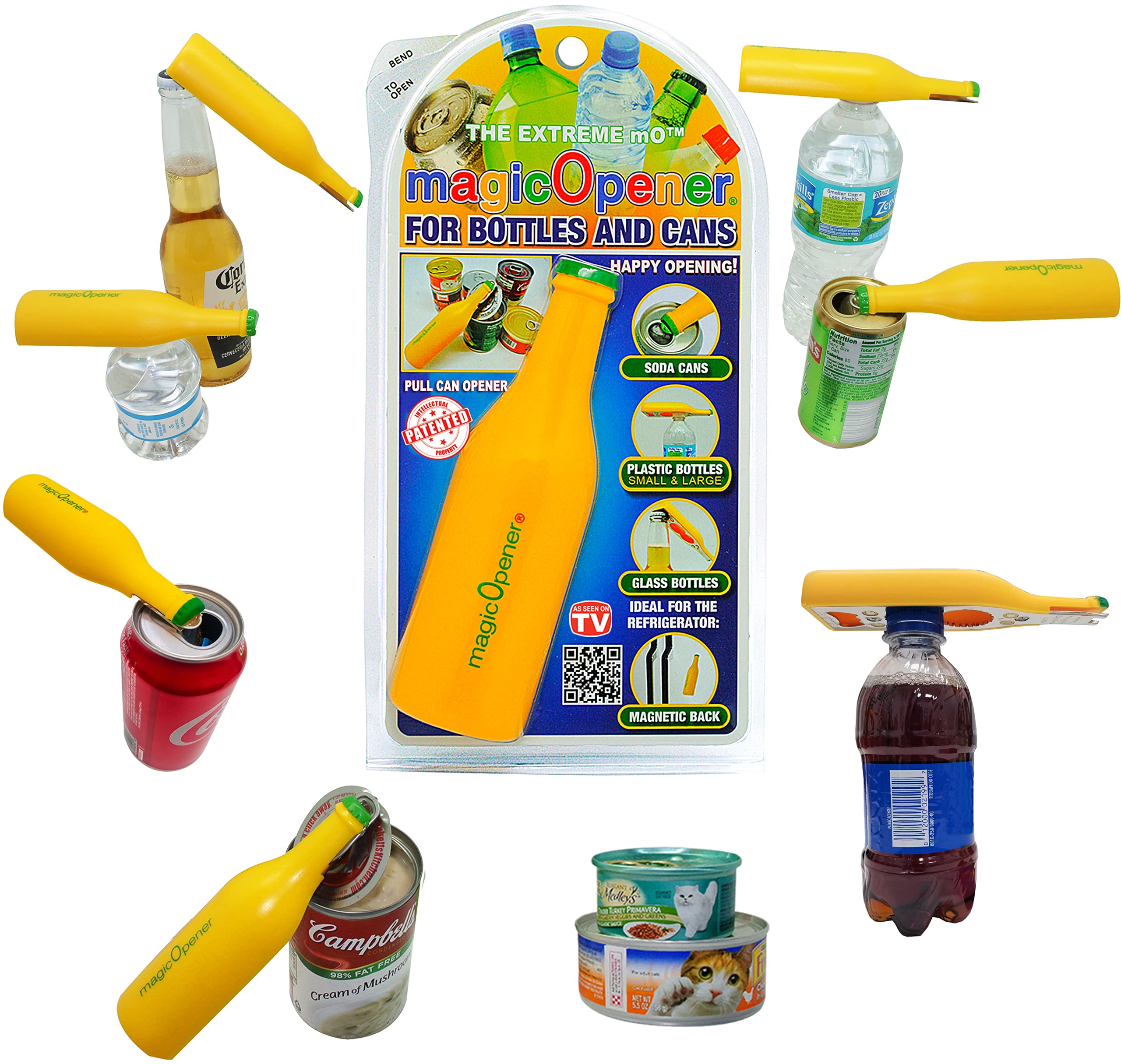 Open Soda & Water Plastic Caps EZ | Beer Bottle Opener | Soup Pull Tab | Arthritis Helpers | Elderly | magic Opener EXTREME | Fridge Magnetic | Refrigerator Magnet | Ergonomic Device | Weak Hands Help | Bottle Opener Gift | Magnets | Twist off ez | Open Easy Devices | Pain Relief Products | Soda bottle openers | Soup can opener | Help Tools | Helpful Products