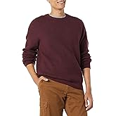 Amazon Essentials Men's Long-Sleeve Soft Touch Waffle Stitch Crewneck Sweater