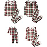 The Children's Place Family Matching, Plaid Waffle 2 Piece Pajama Sets