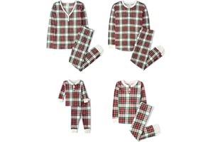 The Children's Place Baby Toddler 2 Piece Family Matching, Thermal Pajamas Sets