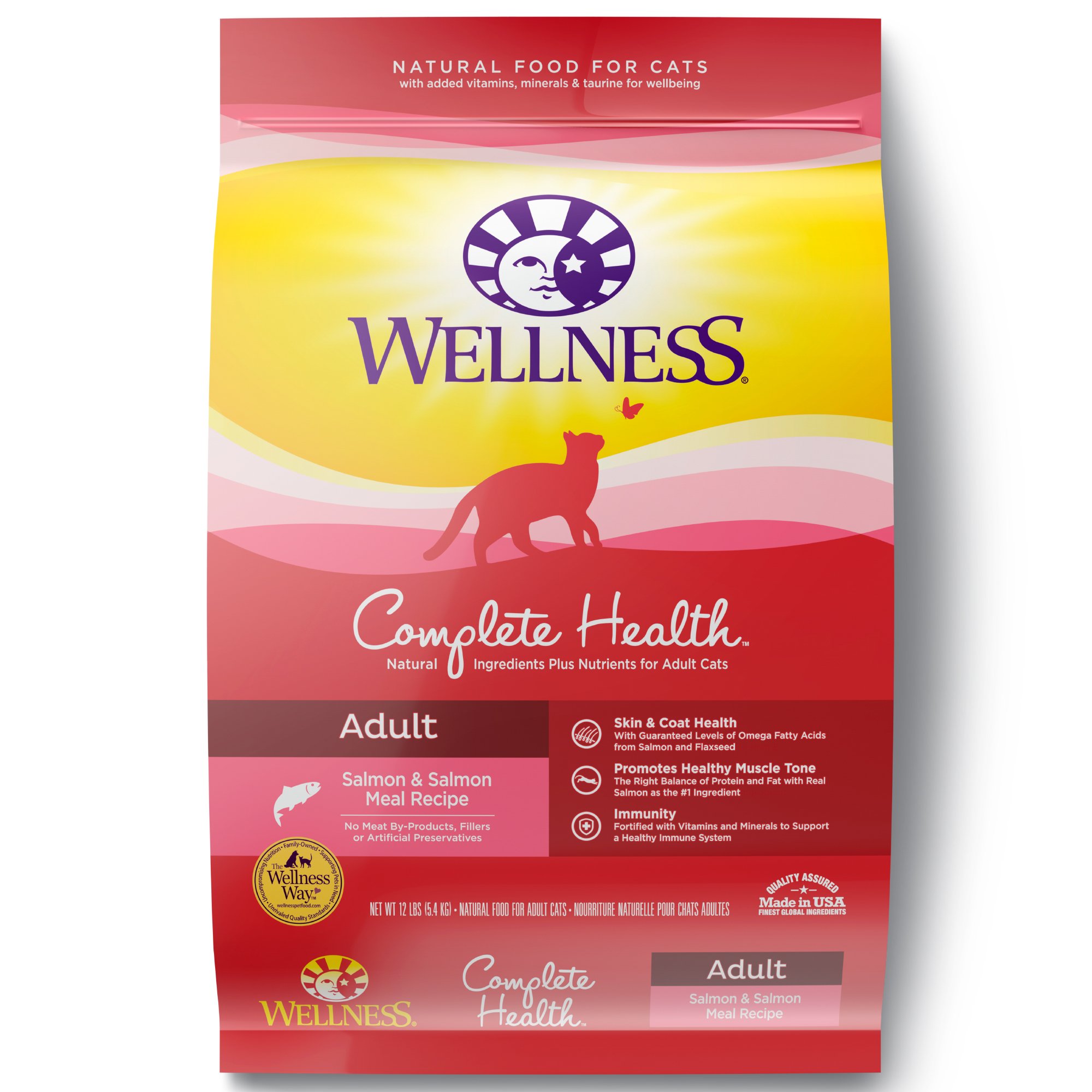Wellness Complete Health Natural Dry Cat Food Salmon