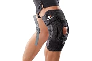 Comforband - Hinged Adjustable Knee Brace, Double Sided Polycentric Hinges, Stabilizing Knee Brace for ACL PCL MCL Ligament I