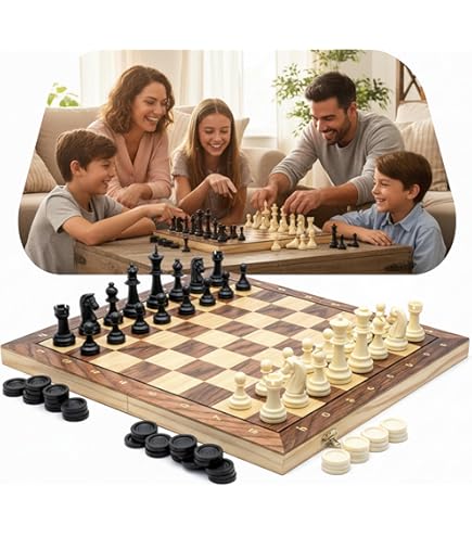 Jogo de Xadrez Jaehrig Magnético Estojo Dobrável - 2 Jogadores